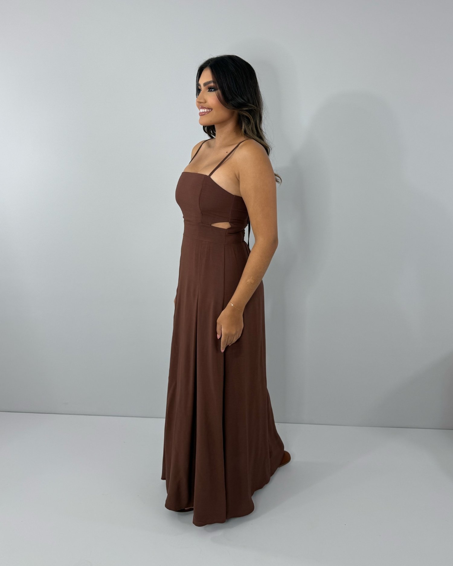 Vestido Babi - Marrom - Image 2