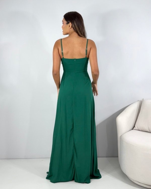 Vestido Lanna - Verde Amazônia