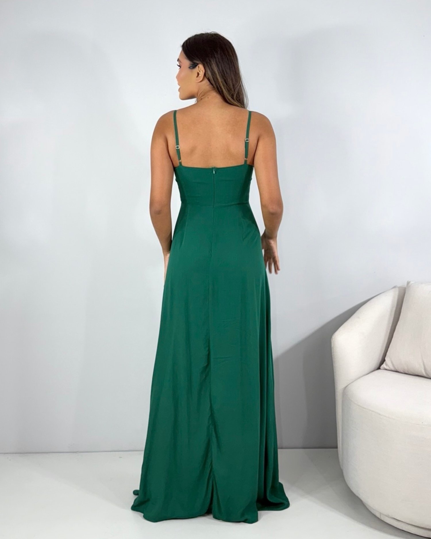 Vestido Lanna - Verde Amazônia - Image 5