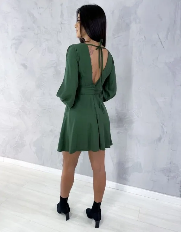 Vestido Priscila - Verde Militar