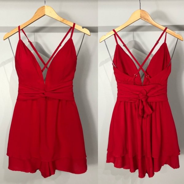 Macaquinho Juliette - Vermelho