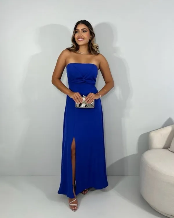 Vestido Maya - Azul Royal