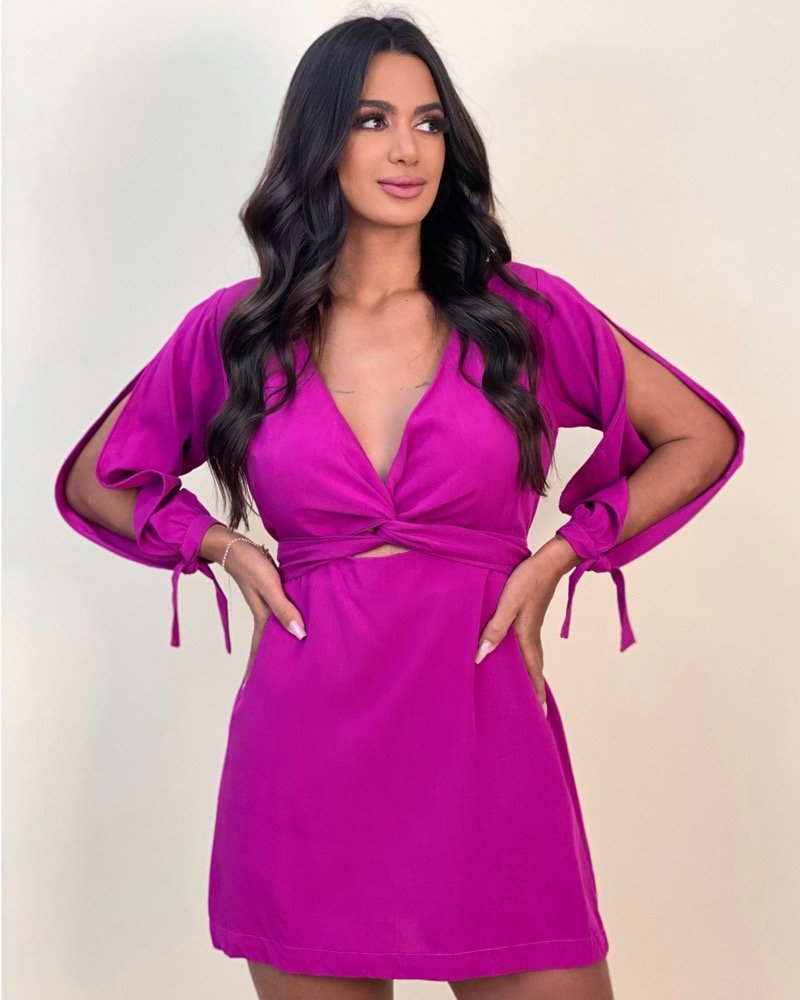 Vestido Marília - Fúcsia - Image 2