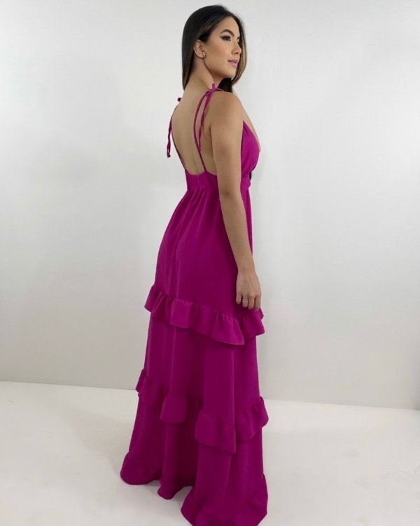 Vestido Elsa - Fúcsia