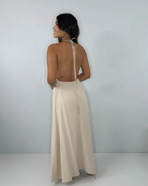 Vestido Victória - Nude