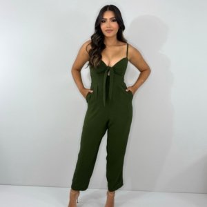 Macacão Jessy - Verde Militar - Image 1