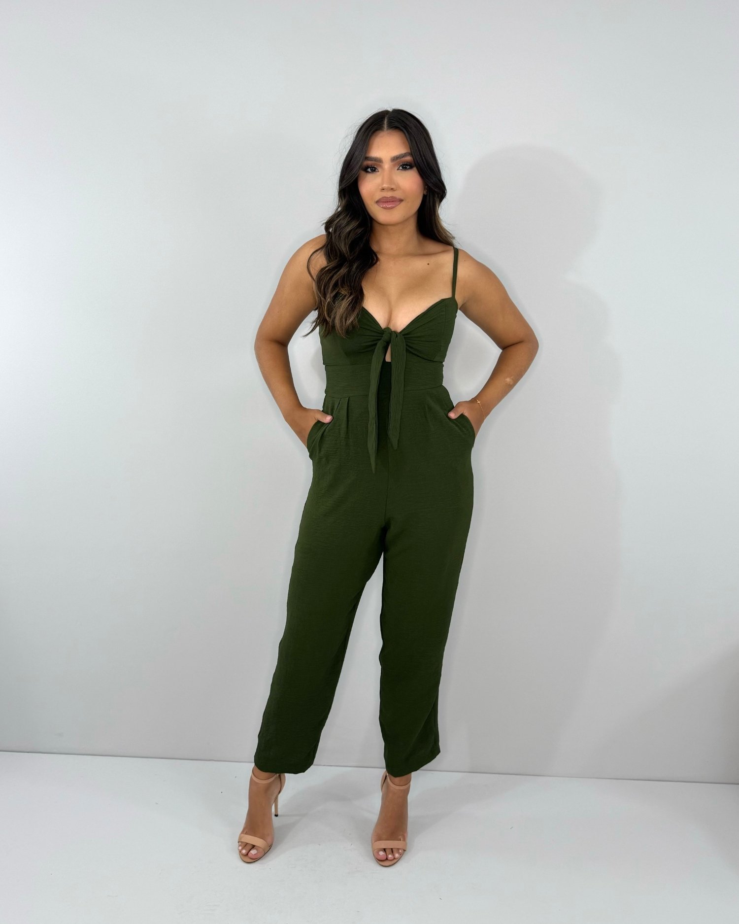 Macacão Jessy - Verde Militar - Image 1