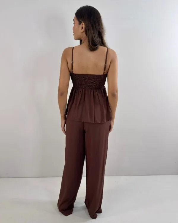 Conjunto Zendaya - Marrom
