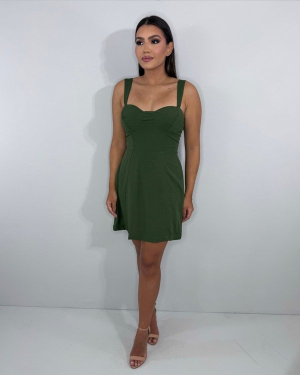 Vestido Malu - Verde Militar