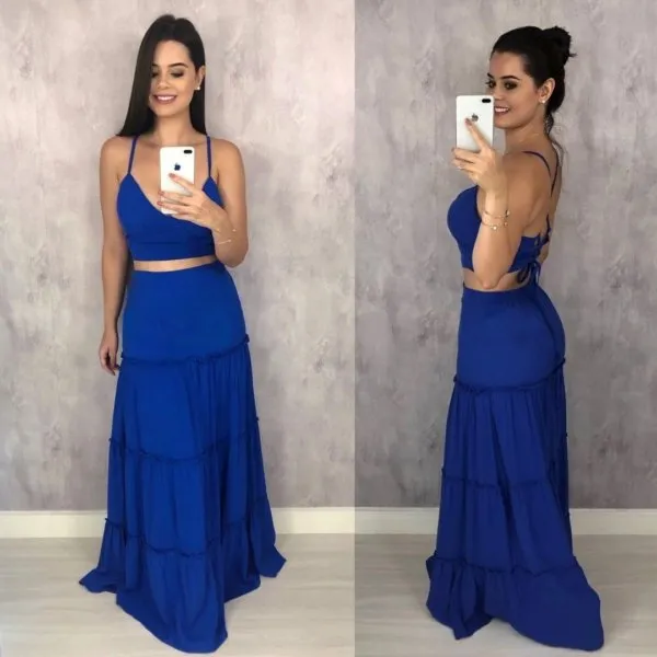 Conjunto Gabriela - Azul Royal