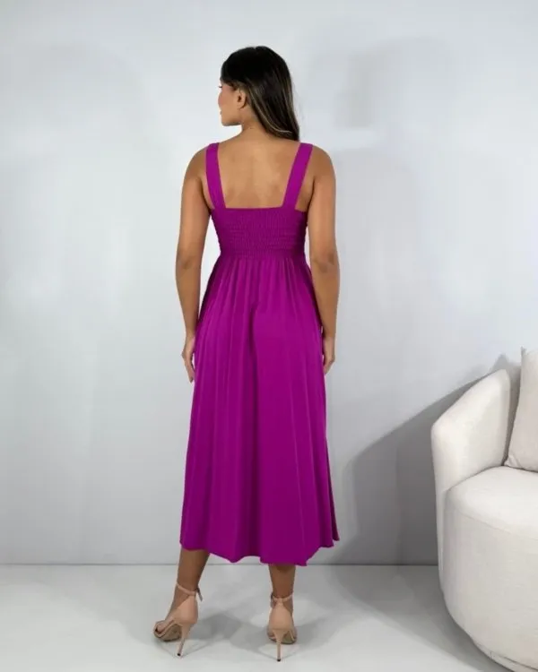 Vestido Samanta - Fúcsia