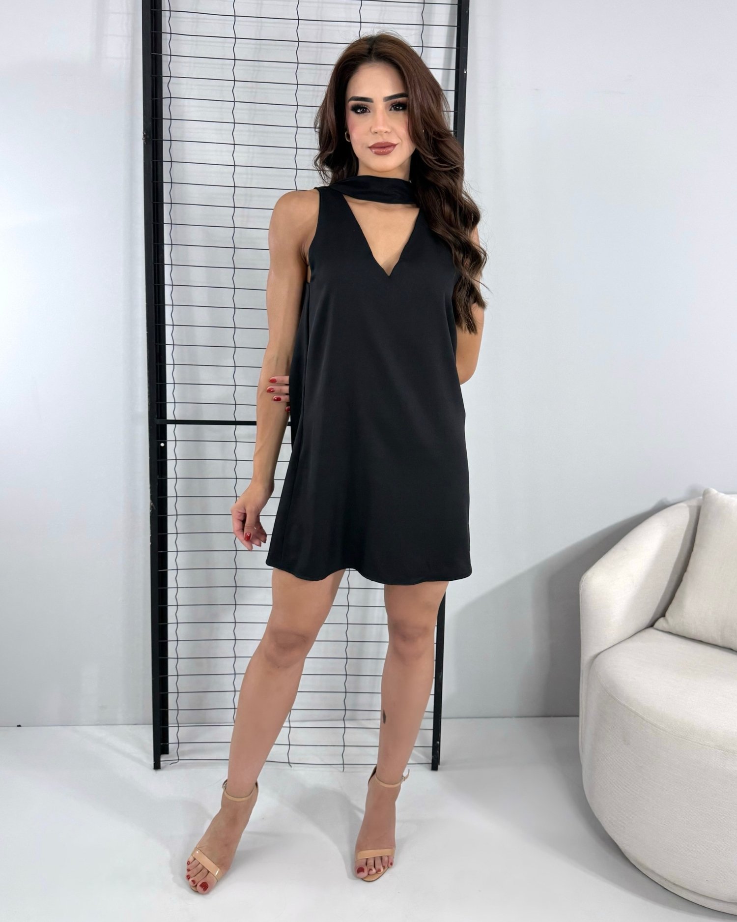 Vestido Cássia - Preto - Image 3