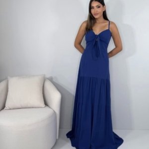 Vestido Camila - Azul Marinho - Image 1