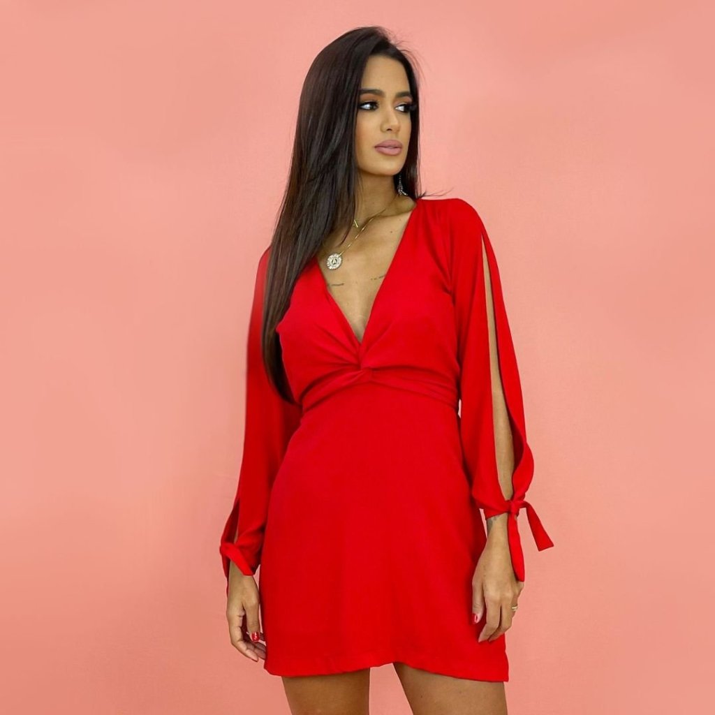 Vestido Marília - Vermelho