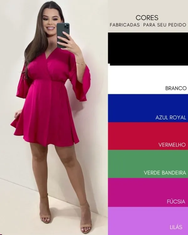 Vestido Aimê - Cores