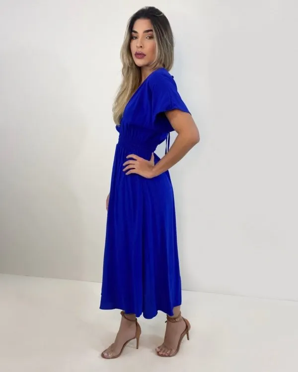 Vestido Marcela - Azul Royal
