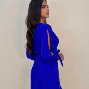 Vestido Marília - Azul Royal - Image 2