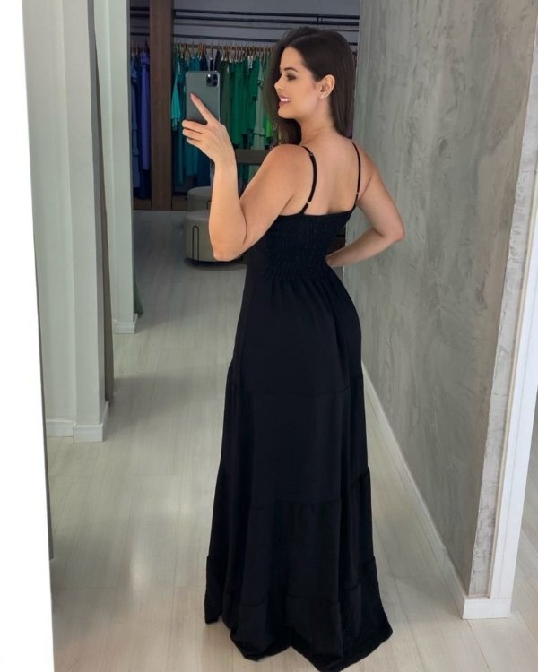 Vestido Camila - Preto