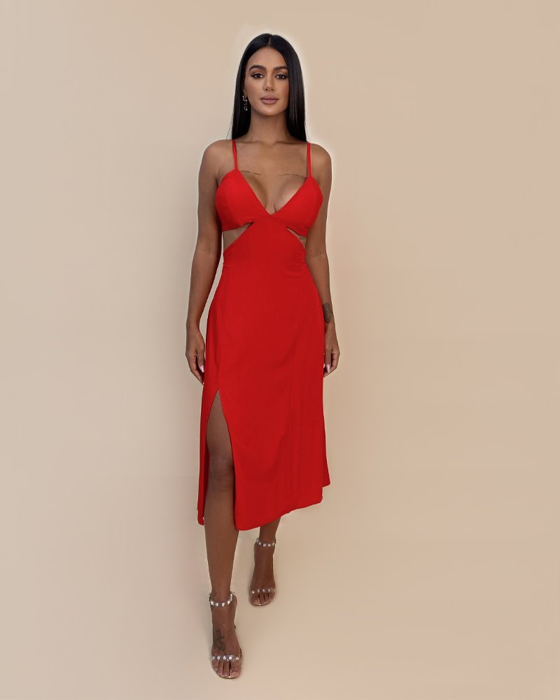 Vestido Kelly - Vermelho