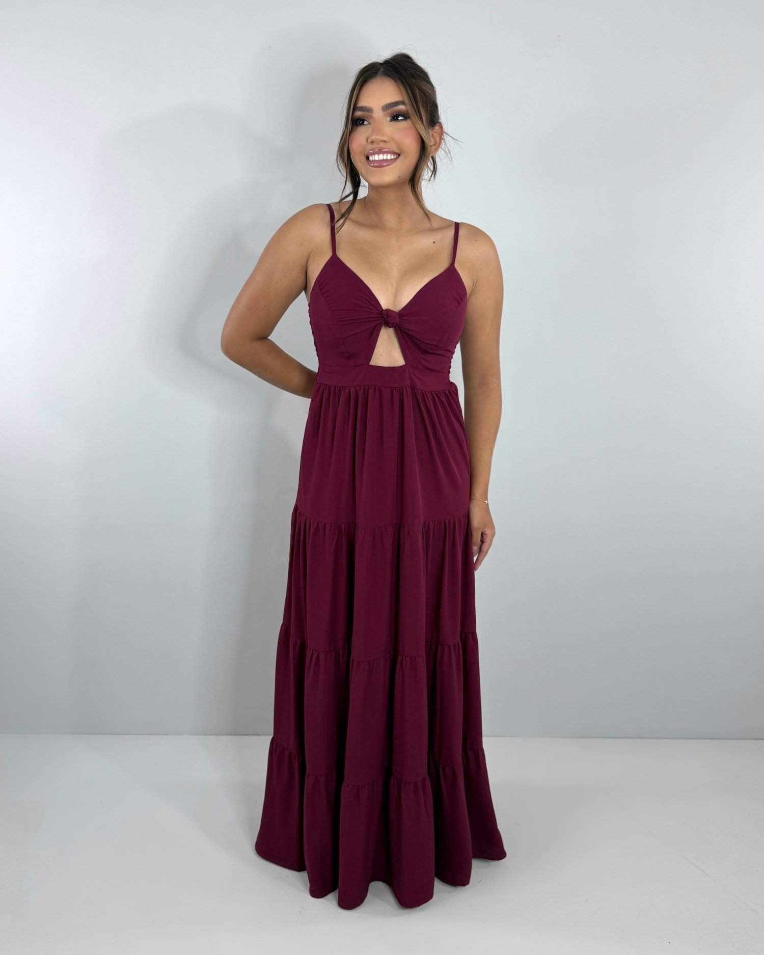 Vestido Cátia - Marsala - Image 3