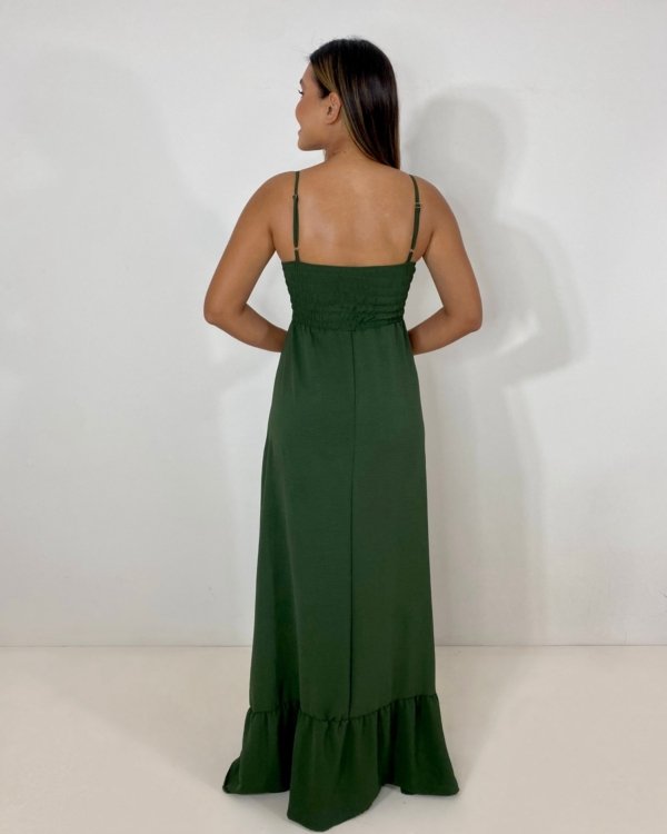 Vestido Amelie - Verde Militar