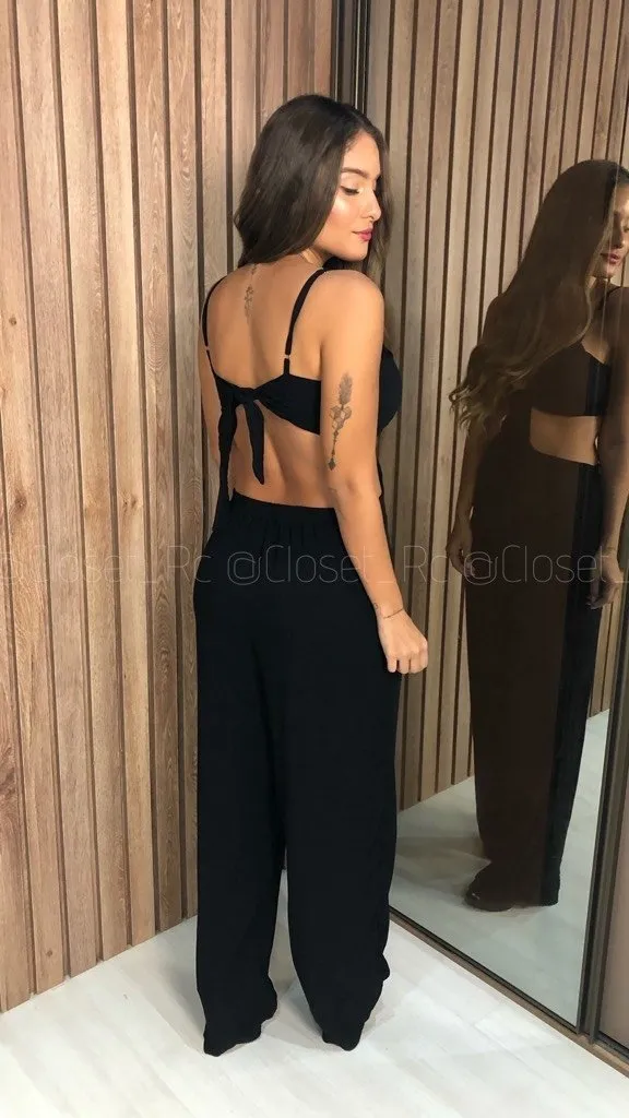 Macacão Rebeca - Preto