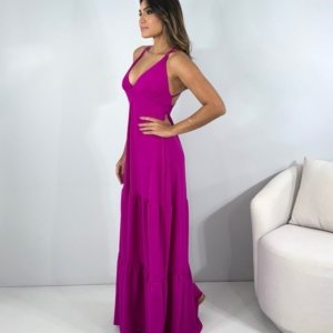 Vestido Noely - Fúcsia - Image 4