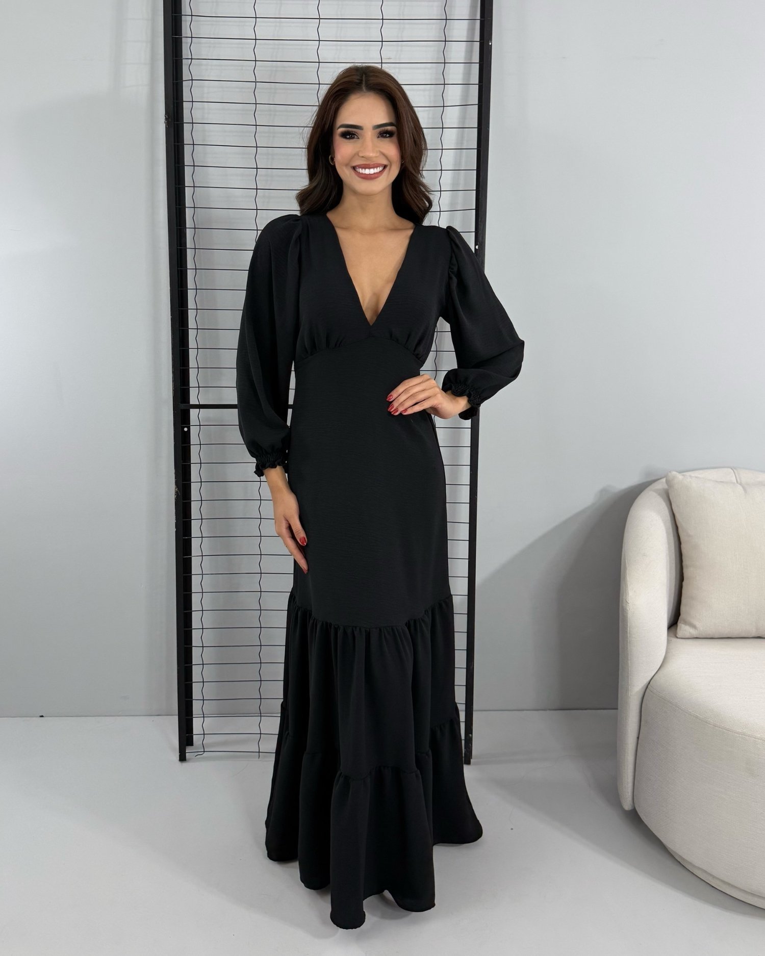 Vestido Mara - Preto - Image 2