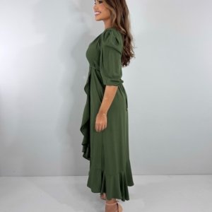 Vestido Berenice - Verde Militar - Image 4