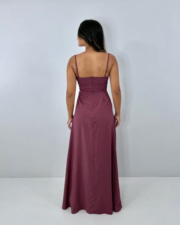 Vestido Lanna - Marrom