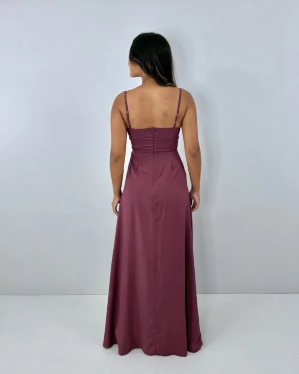 Vestido Lanna - Marrom