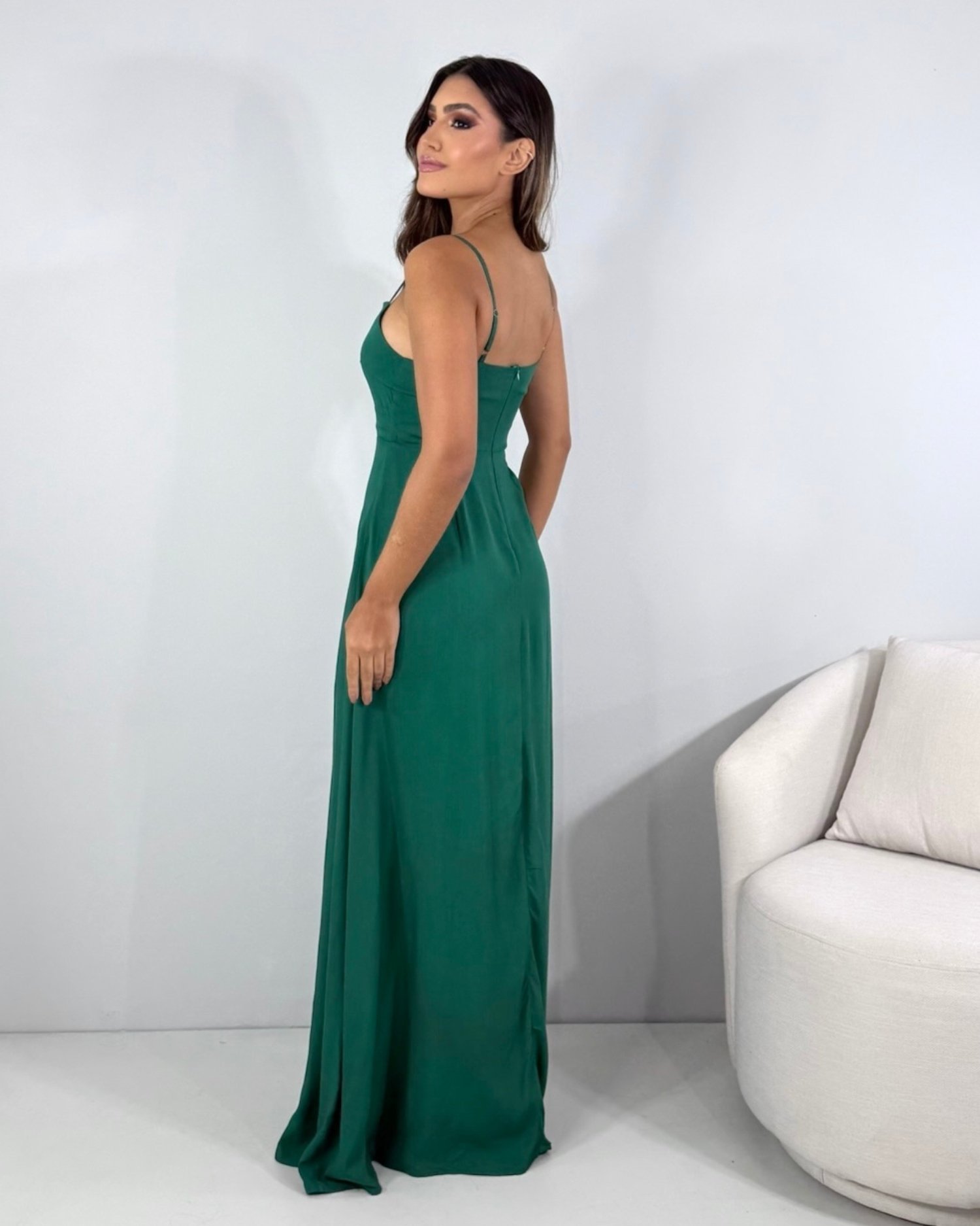 Vestido Lanna - Verde Amazônia - Image 7