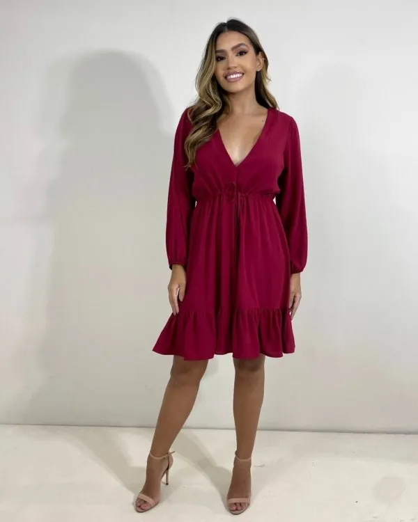 Vestido Lavínia - Marsala