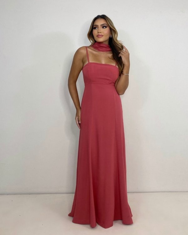 Vestido Lina - Rosê