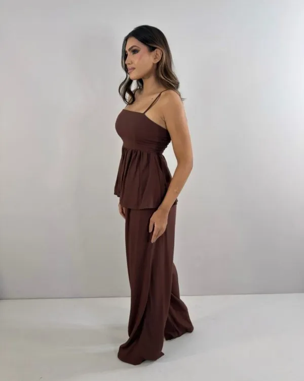 Conjunto Zendaya - Marrom