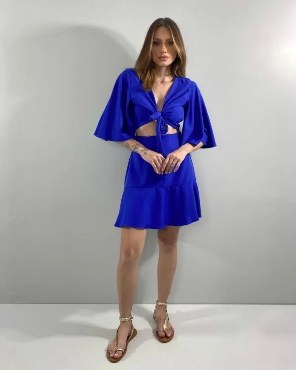 Conjunto Liz - Azul Royal