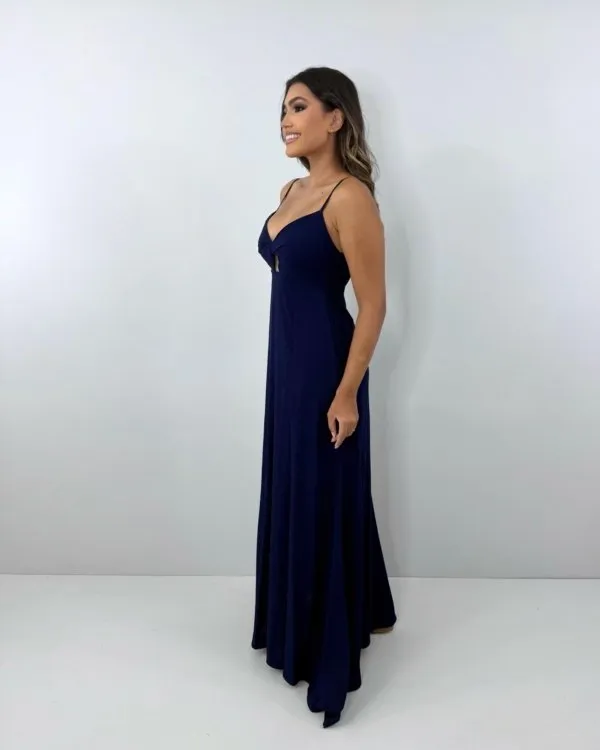 Vestido Eliana - Azul Marinho
