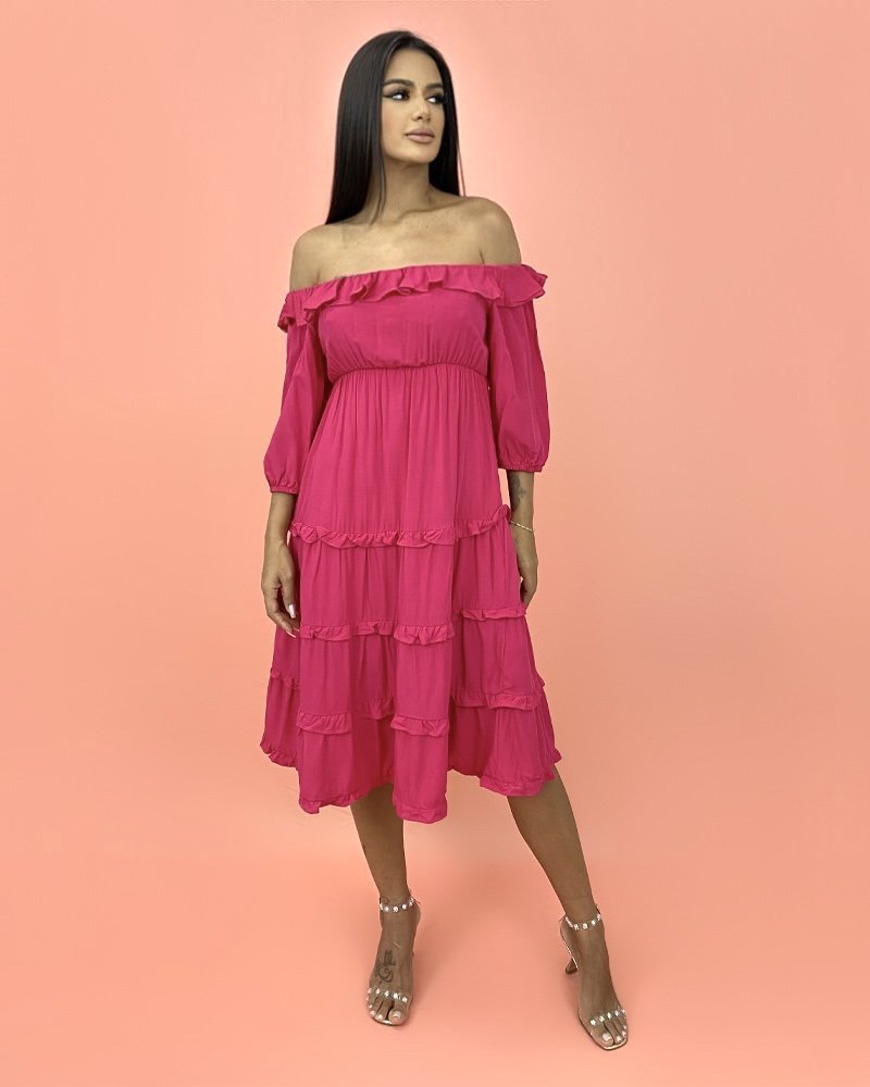 Vestido Angélica - Pink