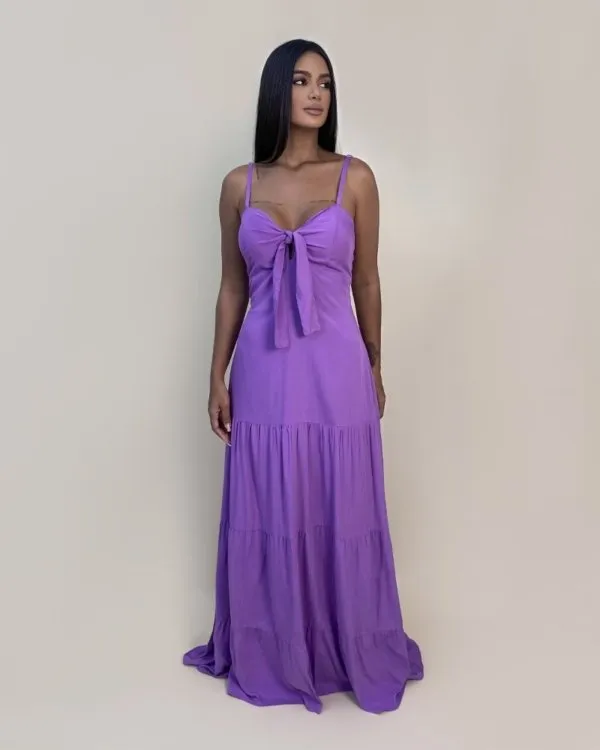 Vestido Camila - Lilás