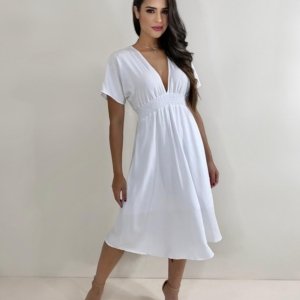 Vestido Marcela - Branco - Image 3
