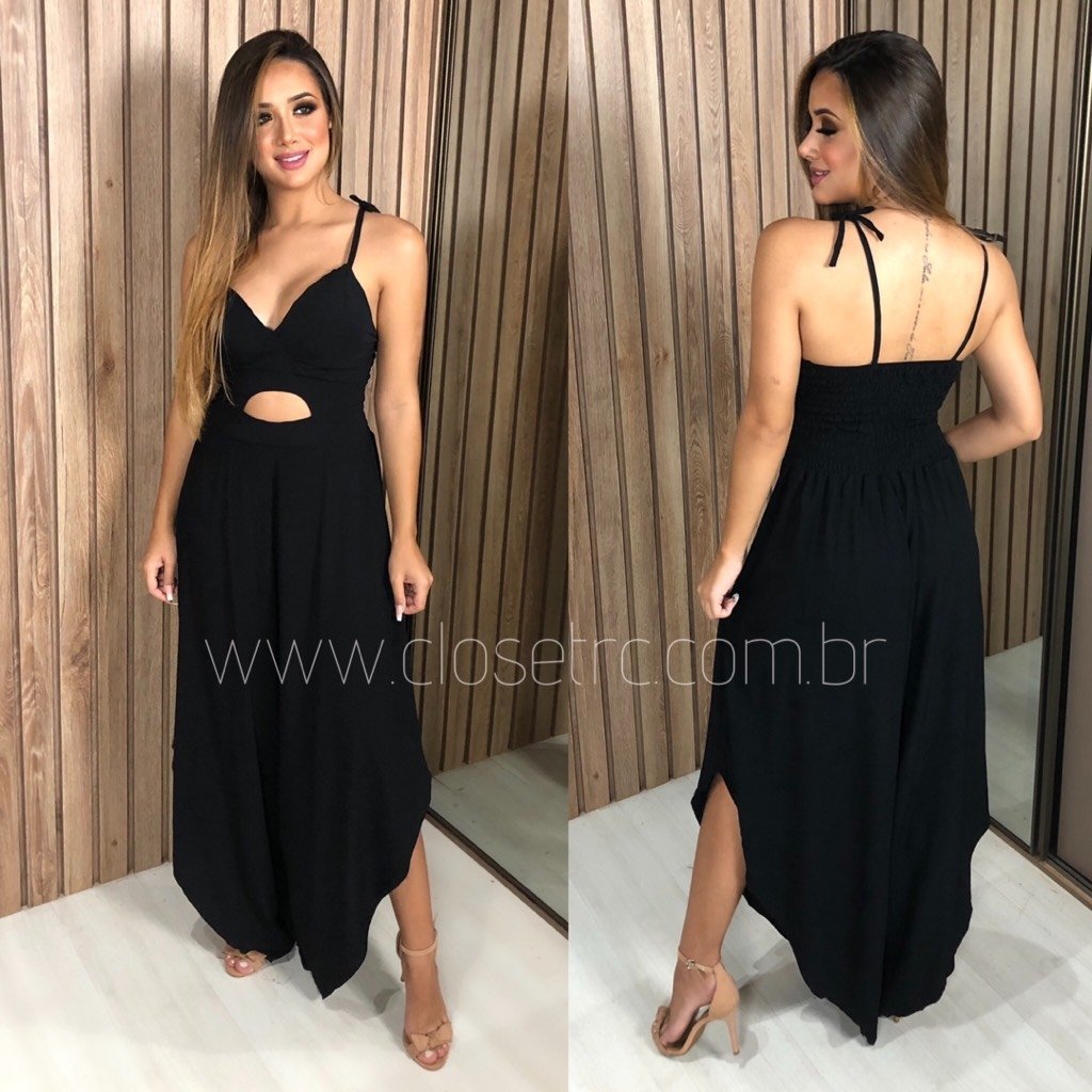 Macacão Bianca - Preto