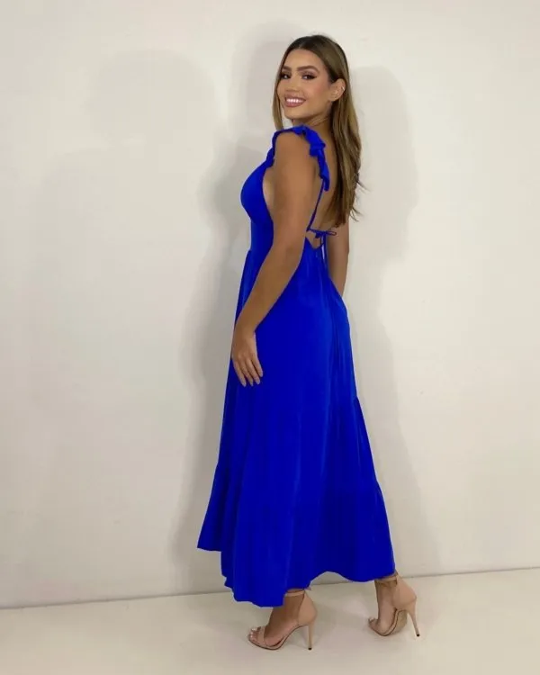 Vestido Maitê - Azul Royal