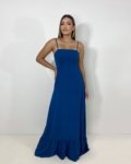 Vestido Amelie – Azul Petróleo