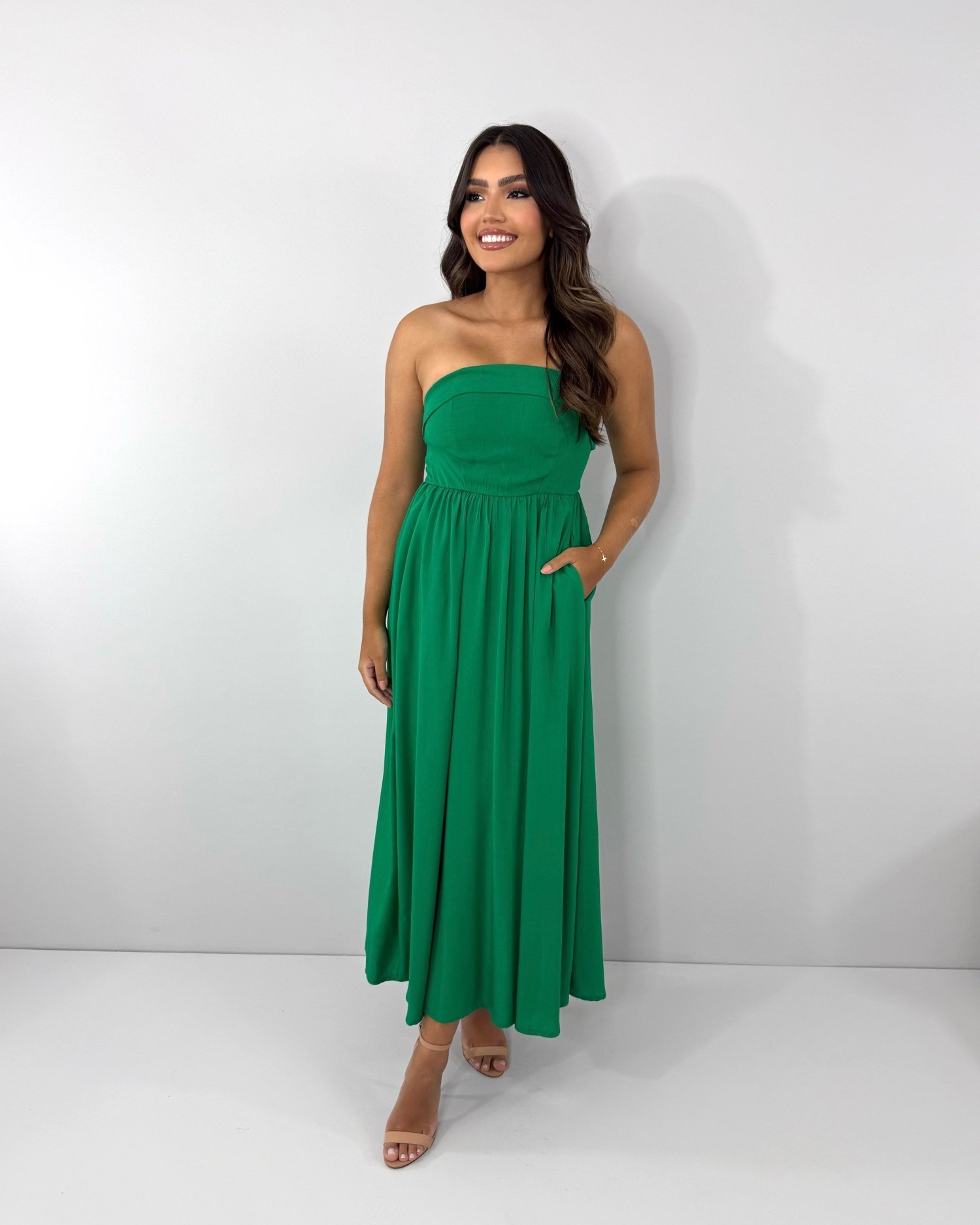 Vestido Perla - Verde Bandeira - Image 3