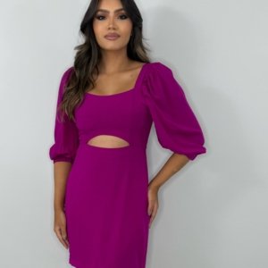 Vestido Yuna - Fúcsia - Image 1