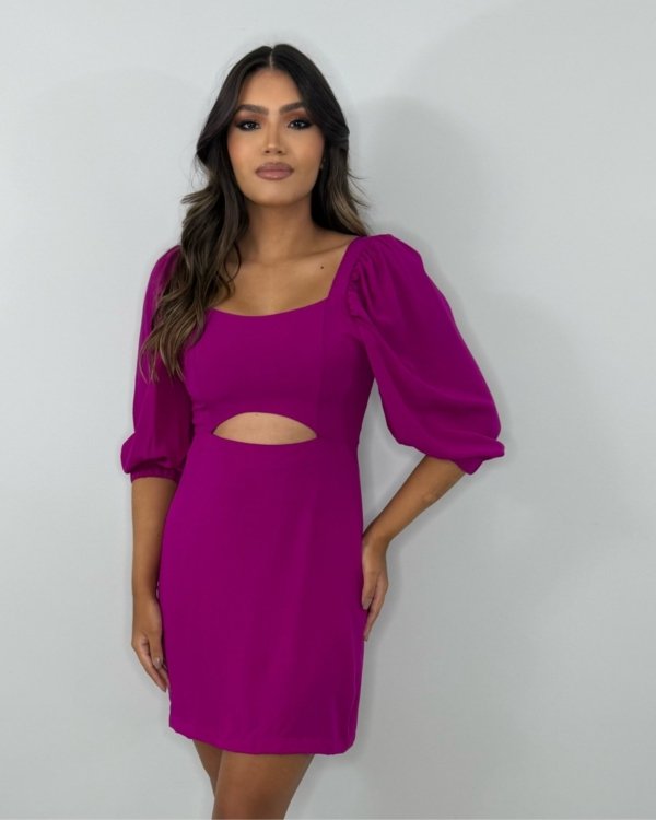 Vestido Yuna - Fúcsia