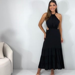 Vestido Estefane - Preto - Image 1