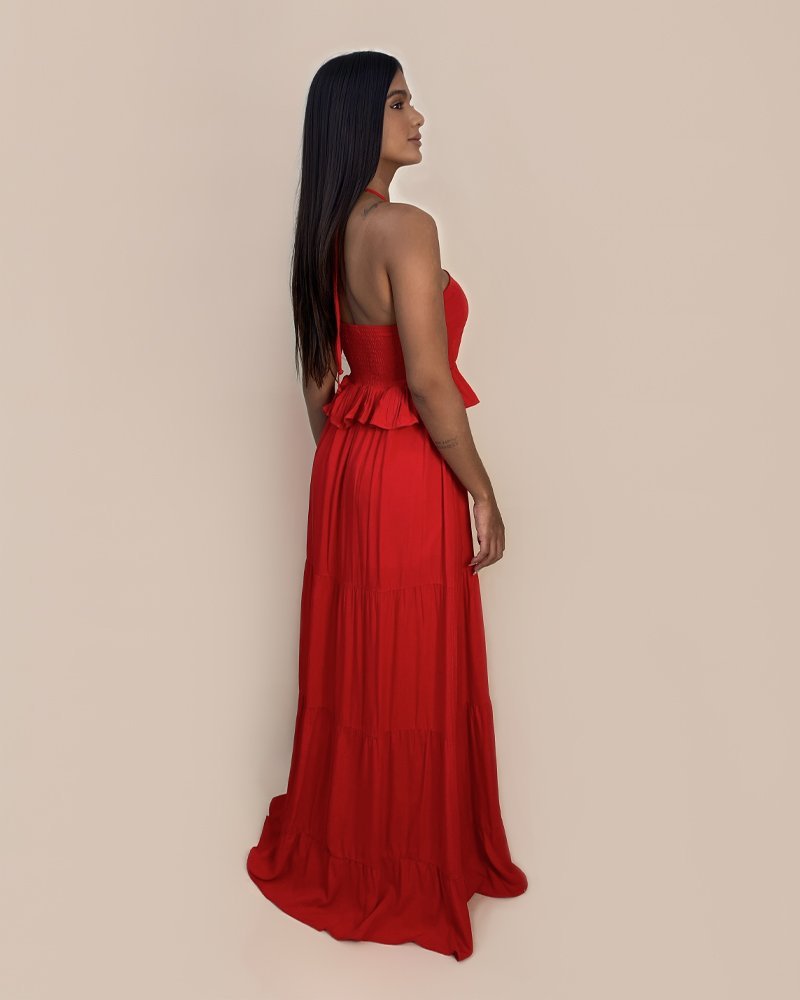 Vestido Marcy - Vermelho - Image 4