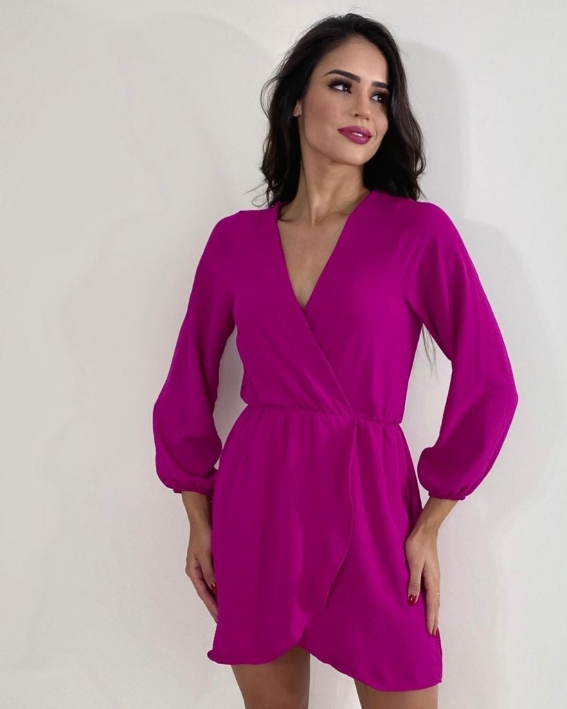 Vestido Samara - Fúcsia
