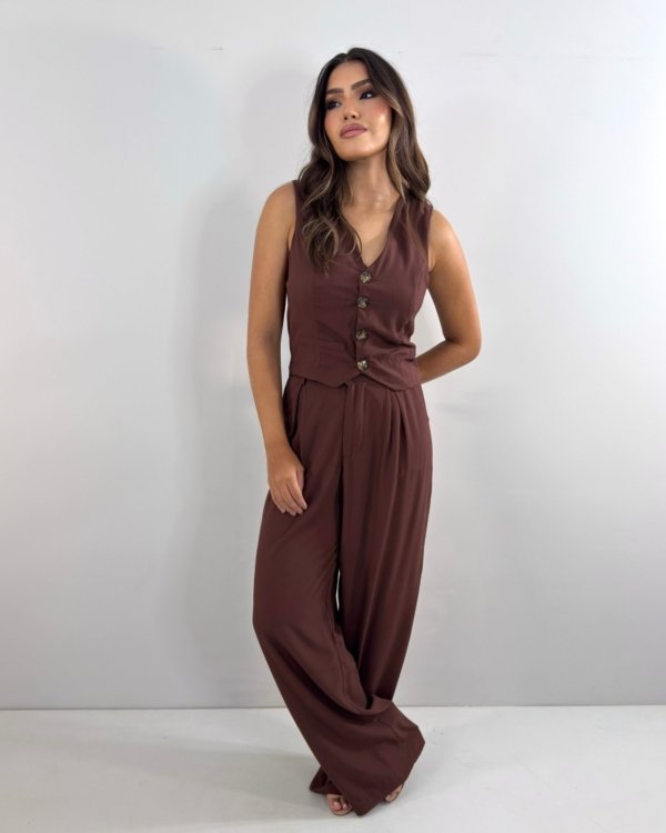 Conjunto Maelle - Marrom